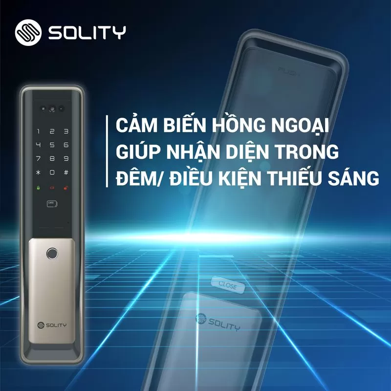 Kh&oacute;a th&ocirc;ng minh, kh&oacute;a cửa khu&ocirc;n mặt, kh&oacute;a cửa H&agrave;n Quốc Solity GP-6000BAK _3