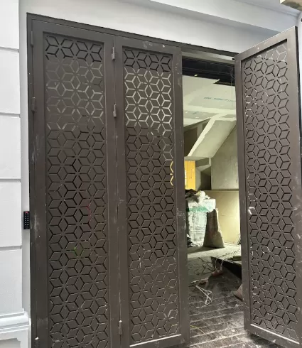 Khóa vân tay cửa sắt HF7 Tuya Wifi hít từ- VS027H2