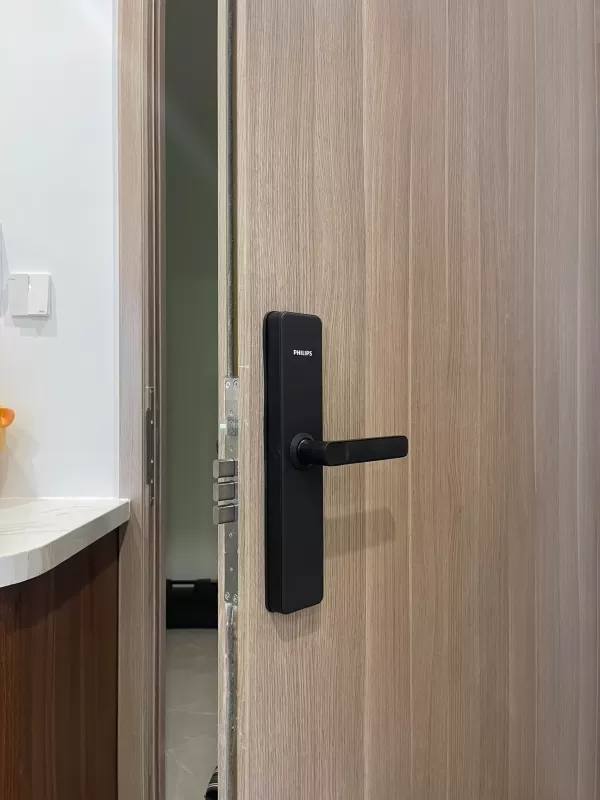 Kh&oacute;a v&acirc;n tay cửa gỗ