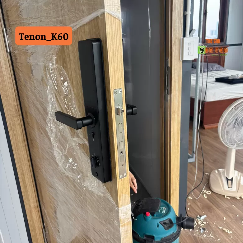 Khóa Cửa Vân Tay Tenon K60 – Khóa Thông Minh Bảo Mật Cao