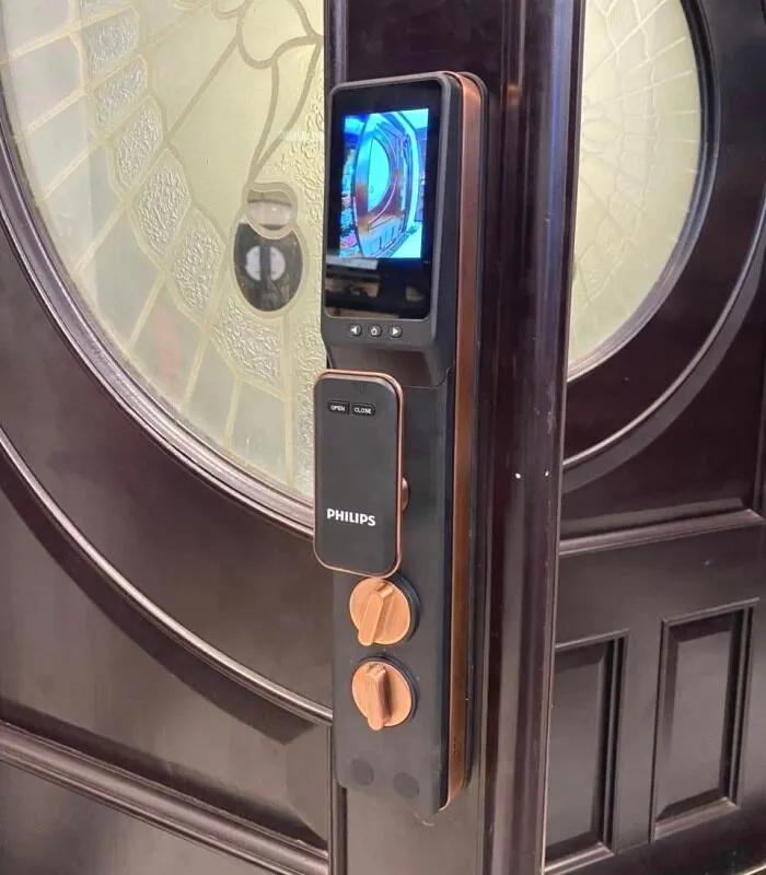 Khóa cửa thông minh Philips DDL303-VP – Tích hợp chuông hình