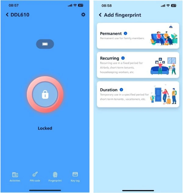 Khóa thông minh Philips DDL610-5HBS – Tích hợp WiFi, mở bằng vân tay và mã số