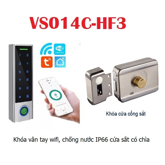 Khóa vân tay cửa cổng VS014C-HF3