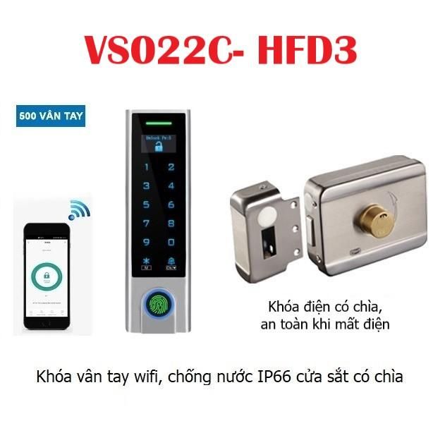 Khóa vân tay nhà trọ VS022C- HFD3