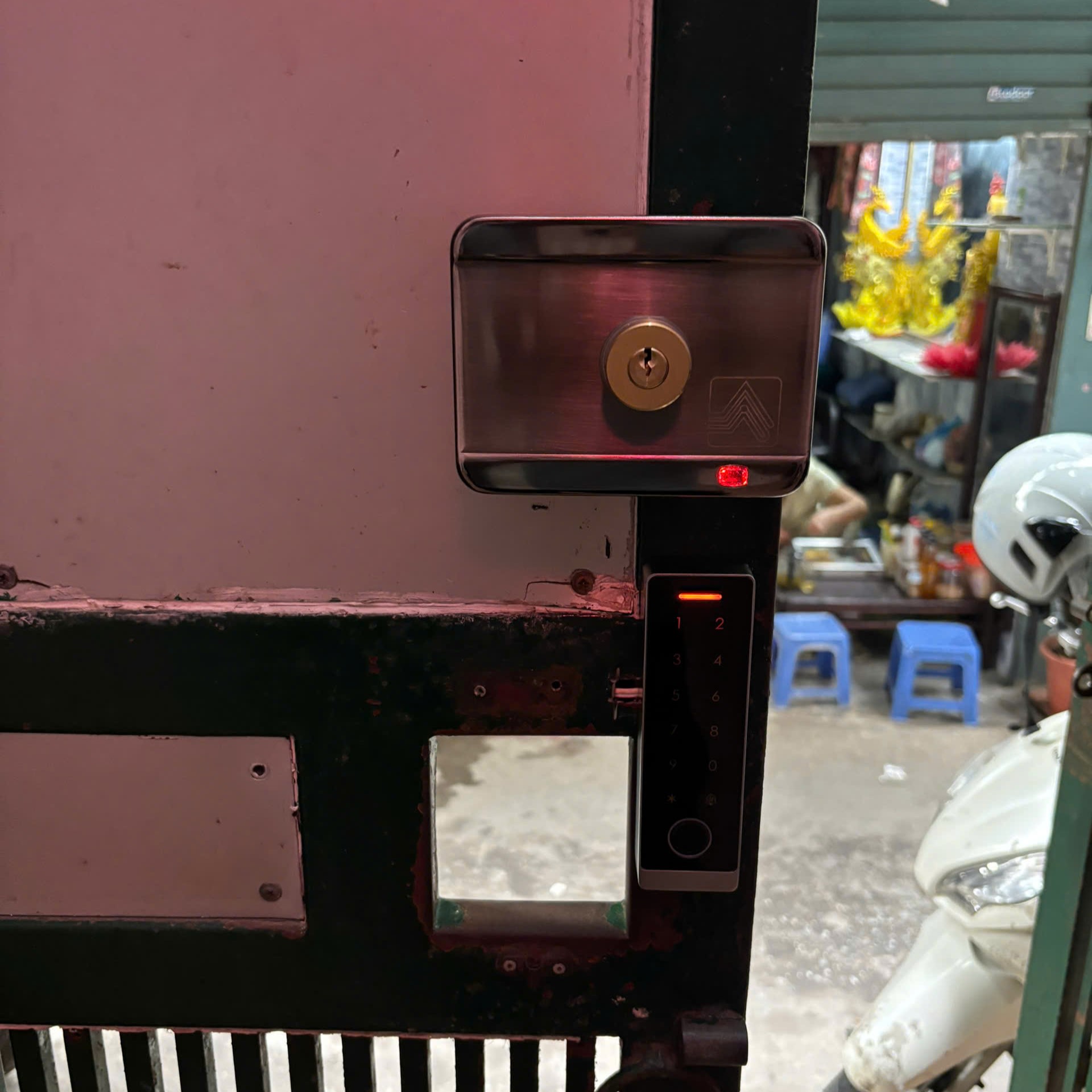 Khóa vân tay nhà trọ VS027C- HF7 Tuya wifi