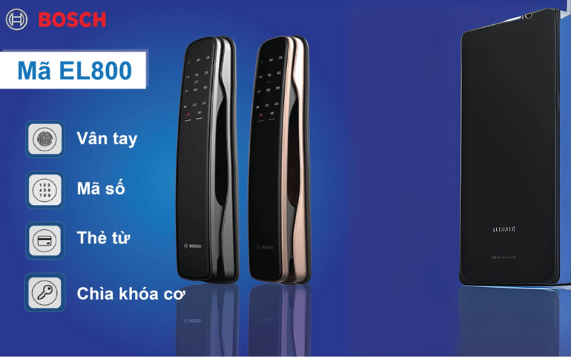 Ưu điểm nổi bật của khóa Bosch EL800