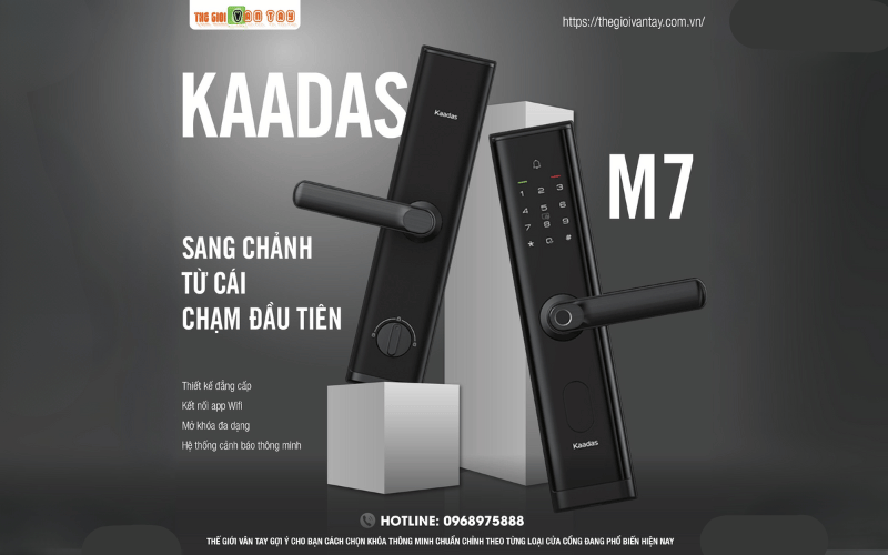 Khóa vân tay cao cấp Kaadas M7-W