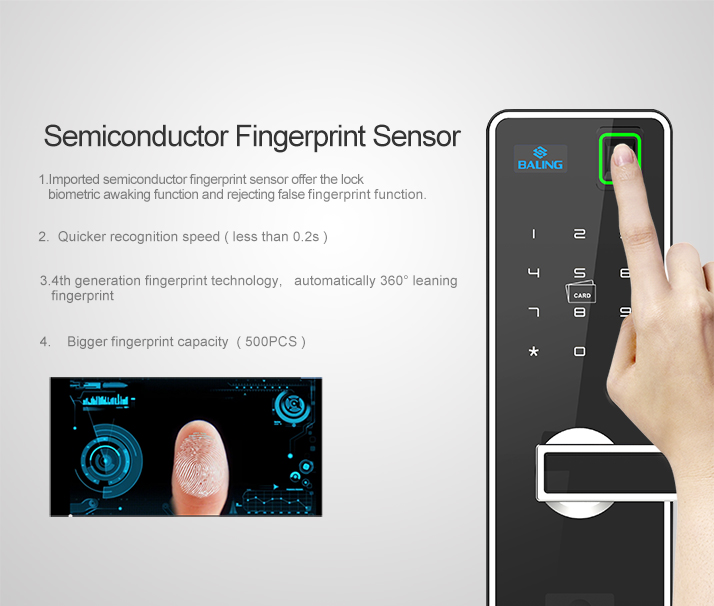 Khóa vân tay Baling S1 thẻ mật mã