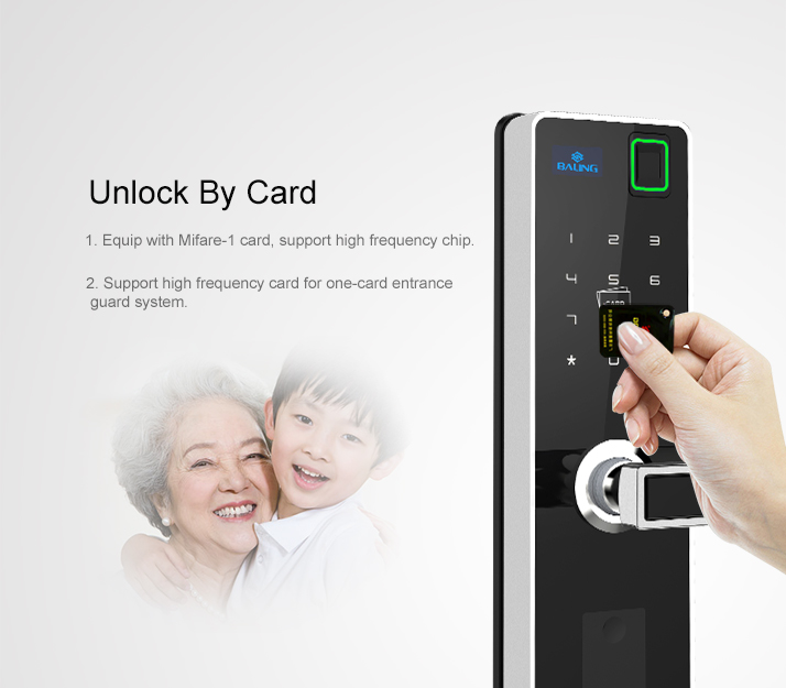 Khóa vân tay Baling S1 thẻ mật mã