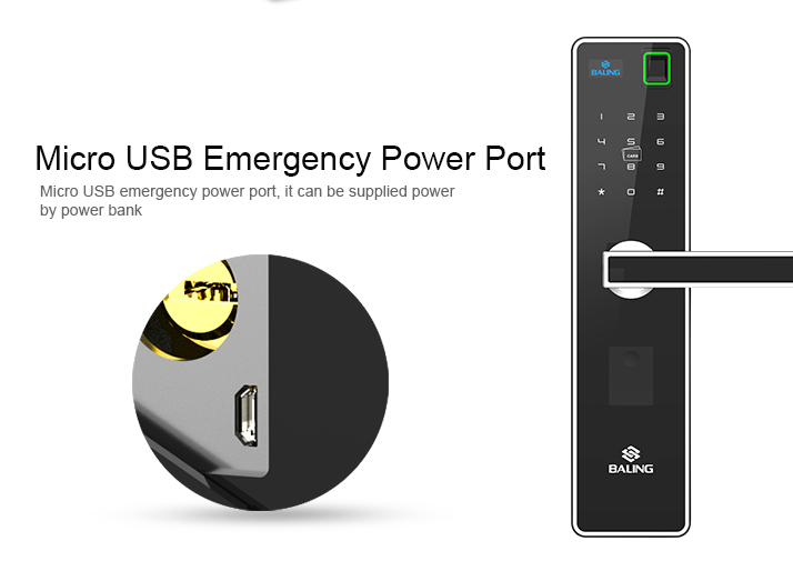 Khóa vân tay Baling S1 thẻ mật mã