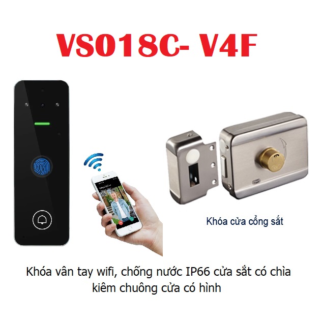 Khóa vân tay cửa cổng có hình VS018C