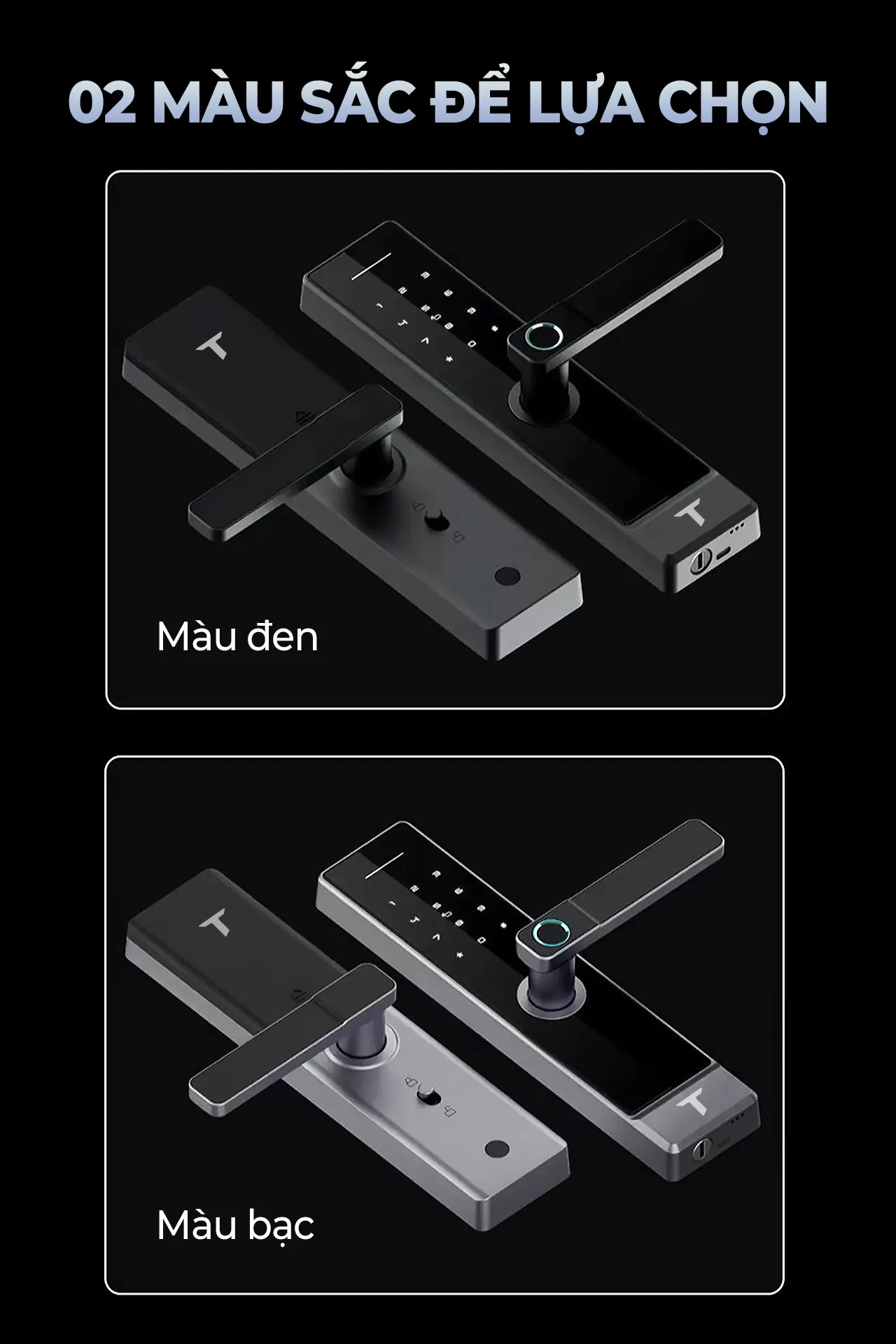 Lắp đặt kh&oacute;a th&ocirc;ng minh Tenon HS5 cho cửa gỗ, cửa th&ocirc;ng ph&ograve;ng tại căn hộ hiện đại.