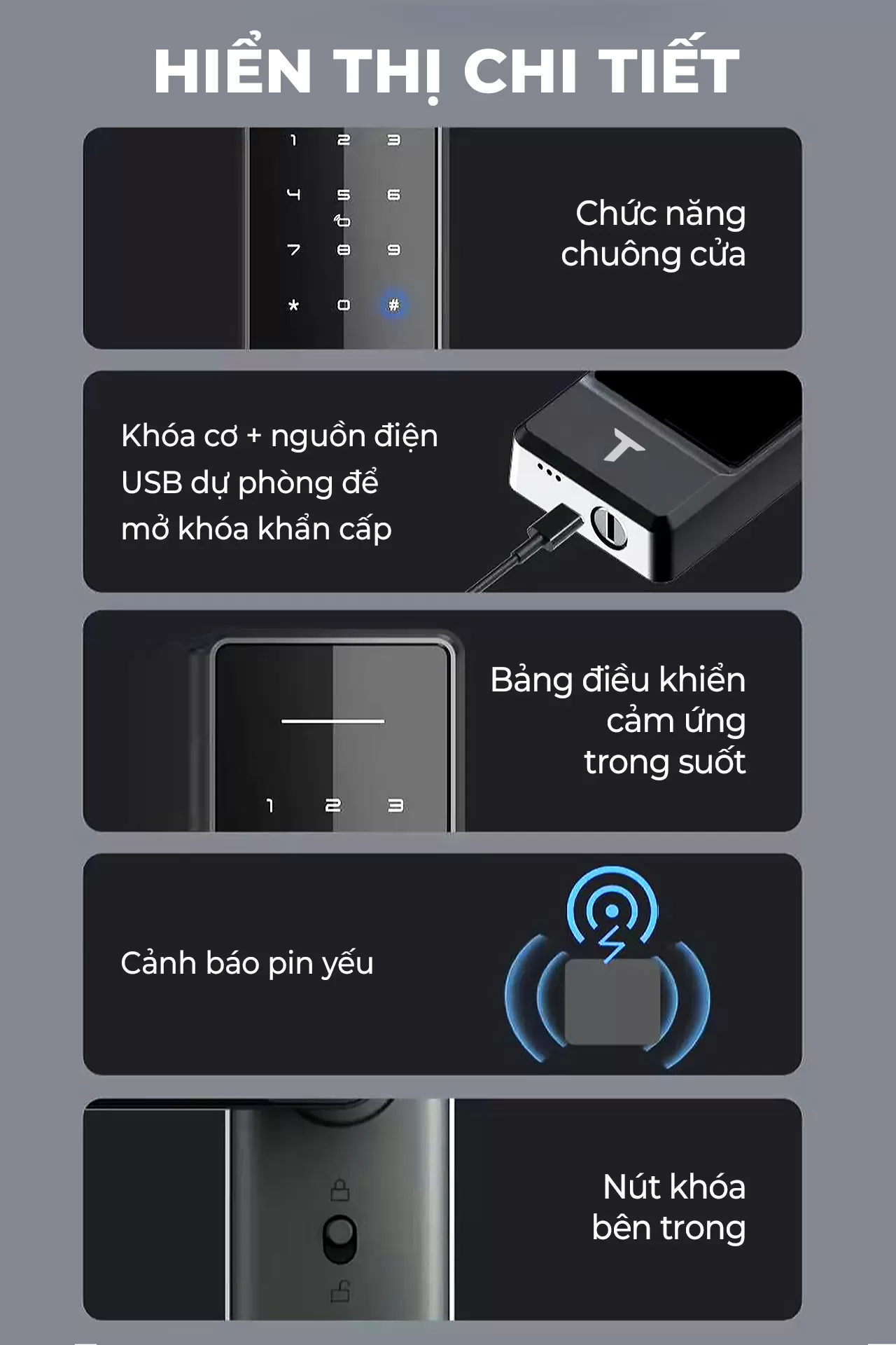 đặt kh&oacute;a th&ocirc;ng minh Tenon HS5 cho cửa gỗ th&ocirc;ng ph&ograve;ng tại căn hộ hiện đại