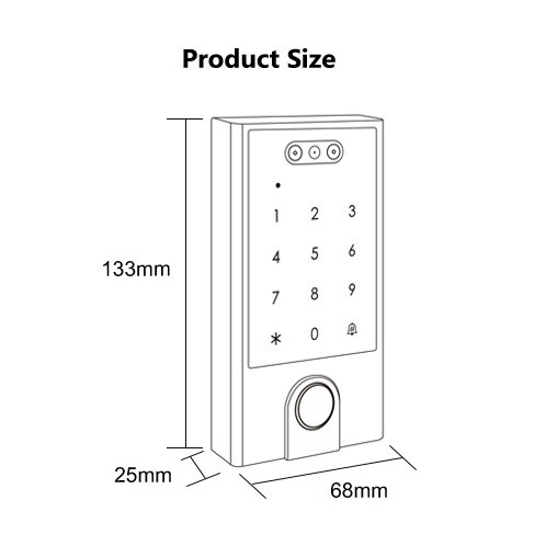 Khóa Khuôn Mặt Thang Máy VF5-WIFI – Thiết Bị Kiểm Soát Ra Vào Thông Minh Cho Tòa Nhà