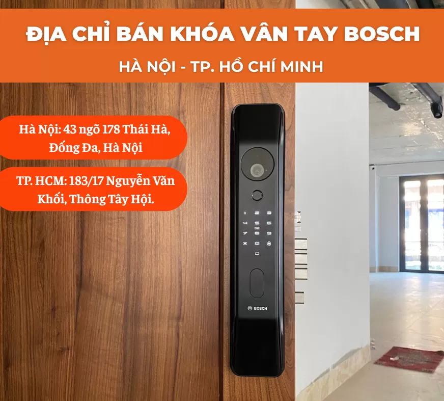 ĐỊA CHỈ BÁN KHÓA VÂN TAY BOSCH CHÍNH HÃNG TẠI VIỆT NAM