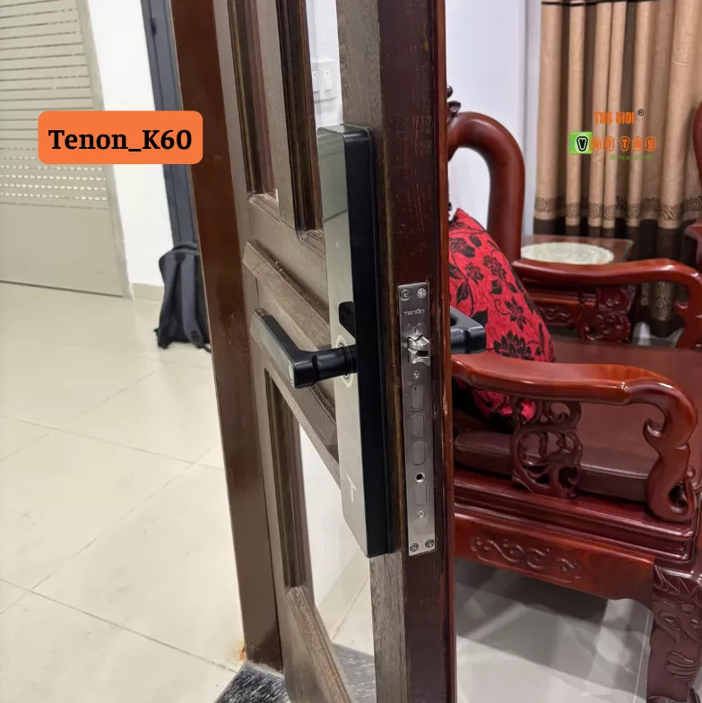 Khóa Cửa Vân Tay Tenon K60 – Khóa Thông Minh Bảo Mật Cao