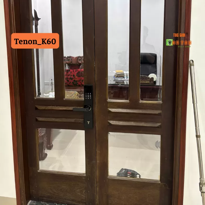 Khóa Cửa Vân Tay Tenon K60 – Khóa Thông Minh Bảo Mật Cao