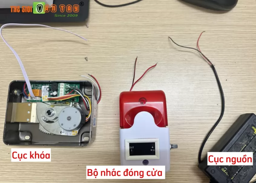 HƯỚNG DẪN ĐẤU NỐI CÒI BÁO KHÓA CƠ ĐIỆN LÀM TẠI NHÀ