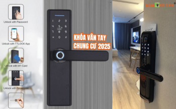 Khóa vân tay chung cư 2025 - Xu hướng mới khiến dân thành thị “phát sốt”