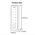 Thiết bị kiểm soát ra vào HF7-WiFi nhận dạng vân tay, thẻ từ, mã PIN