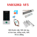 Khóa cửa thông minh VS032H2 VF5 – Nhận diện khuôn mặt, vân tay, Wifi chống nước